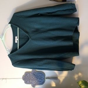 Forest Green Madewell Blouse